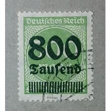 Stamp German Empire, 800/300T.Mk./Mk., Mi.304, Used/#