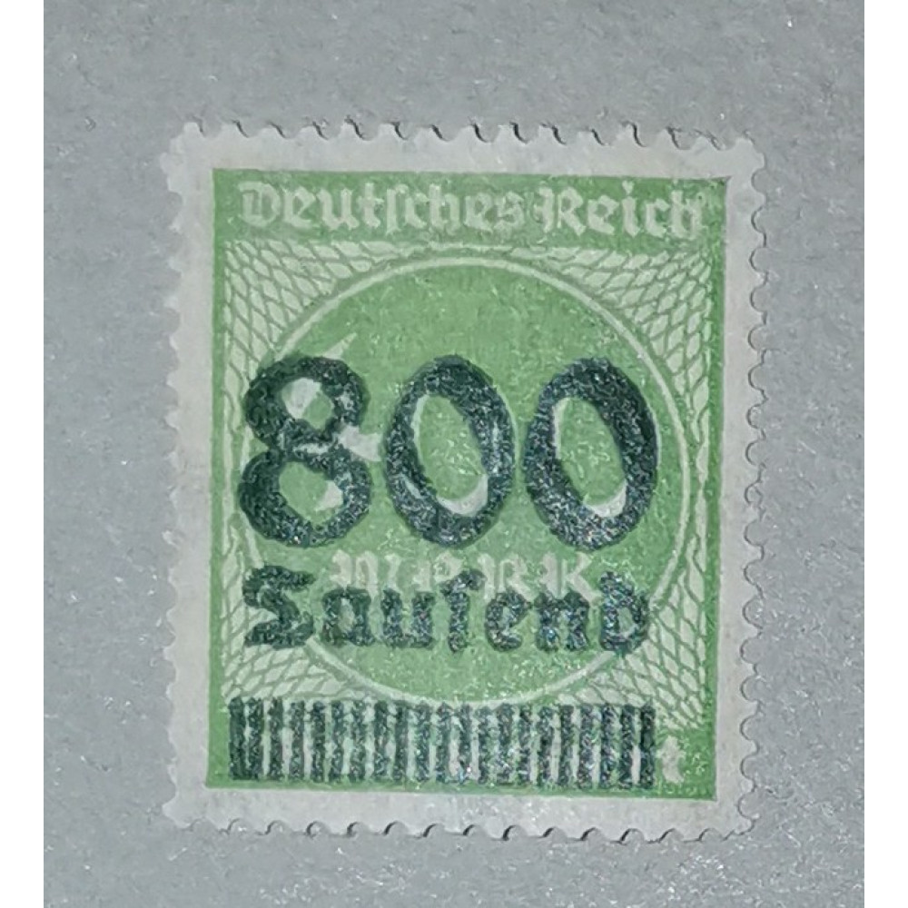 Selo Reich Alemão, 800/400T.Mk./Mk., Mi.306, MNH**