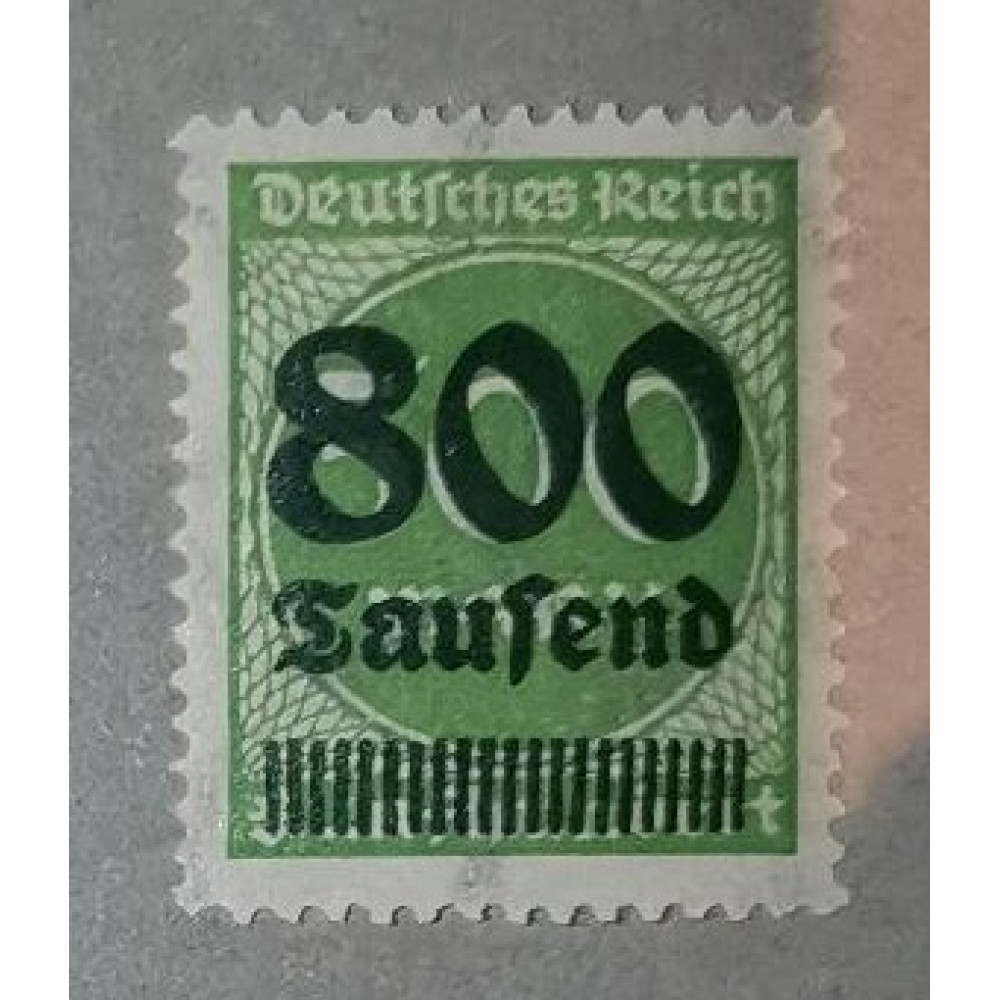 Selo Reich Alemão, 800/500T.Mk./Mk., Mi.307, MNH**