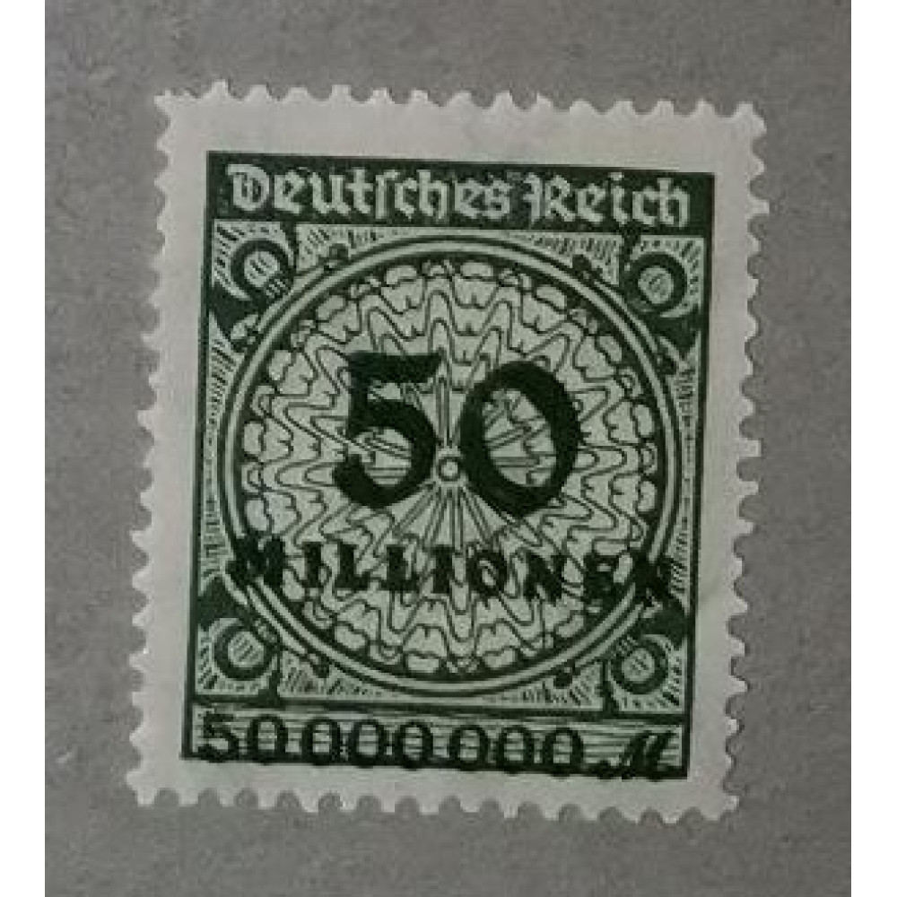 Sello Imperio Alemán (Deutsches Reich), 50Mi.Mk., Mi.321, MNH**