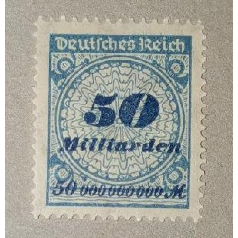 Selo Reich Alemão, 50Bi.Mk., Mi.330, MNH**