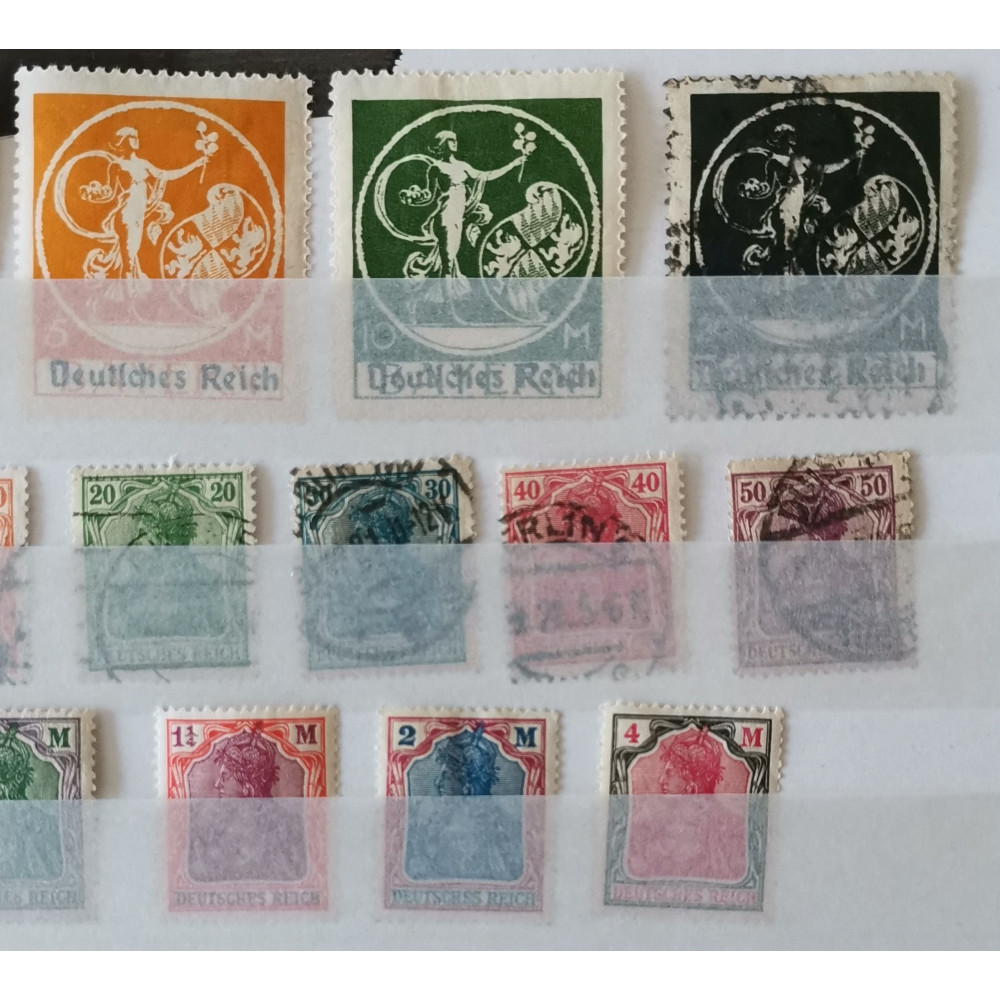 Sbírka známek, Německo Deutsche Reich 12