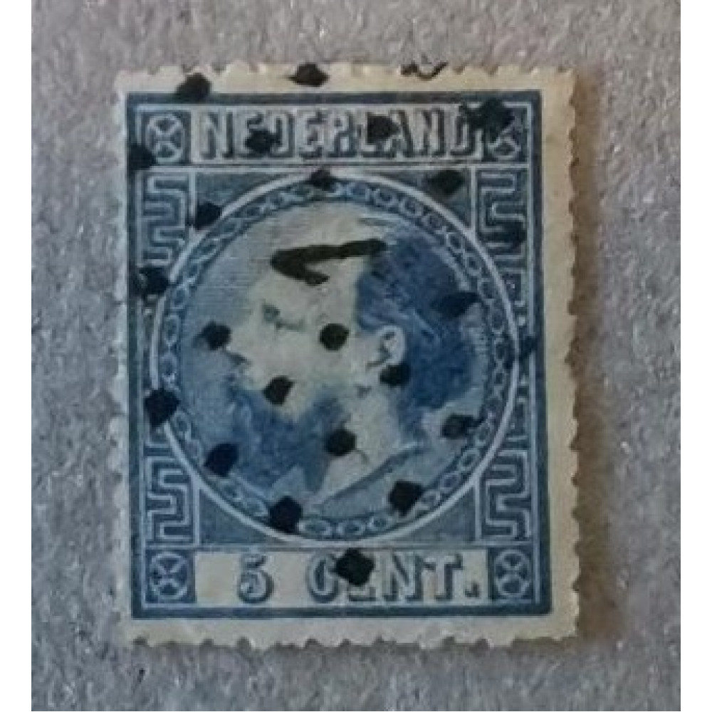 Známka Nizozemsko, 5C, Mi.7IID#
