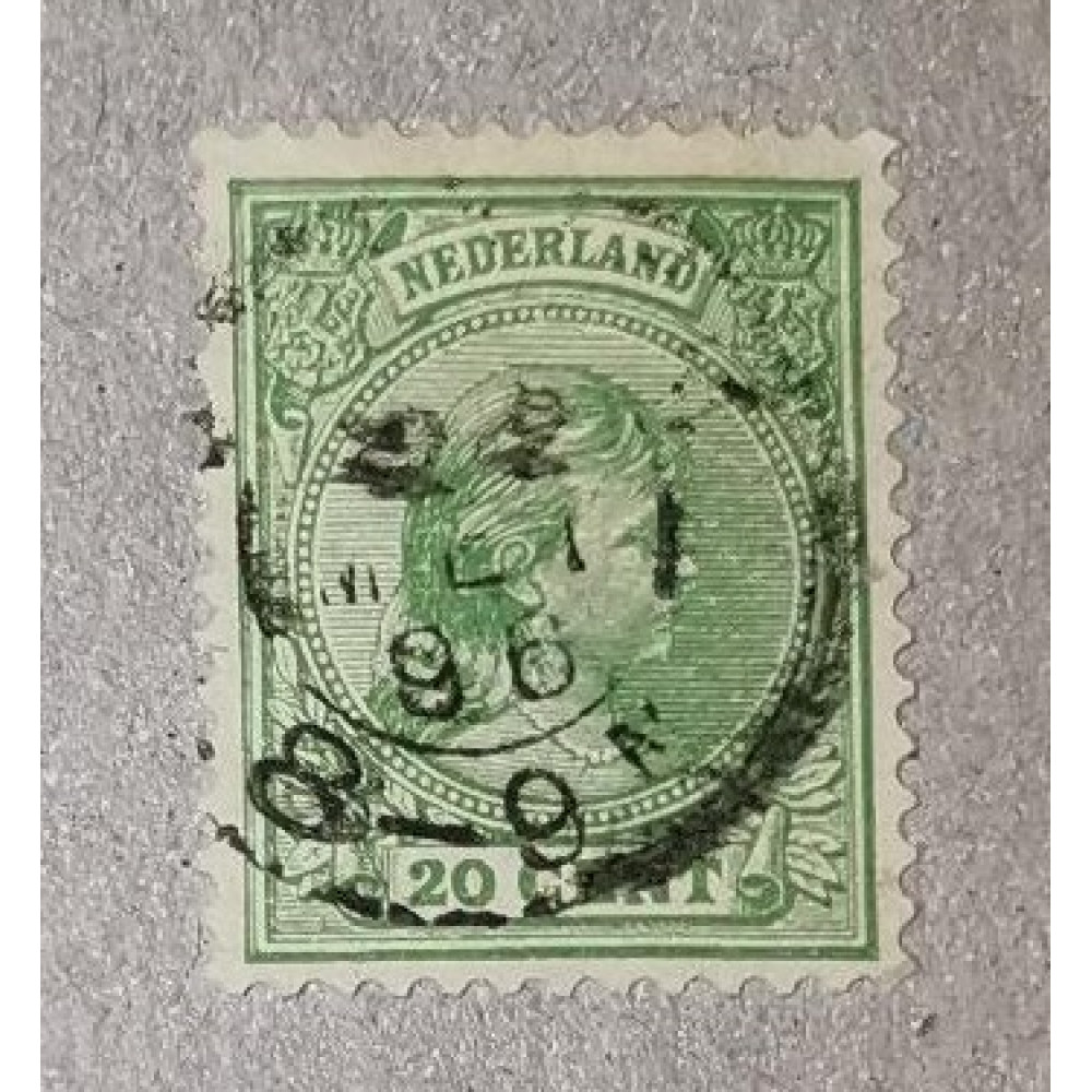 Stamp Netherland, 20 C, Mi.40b, Used/#