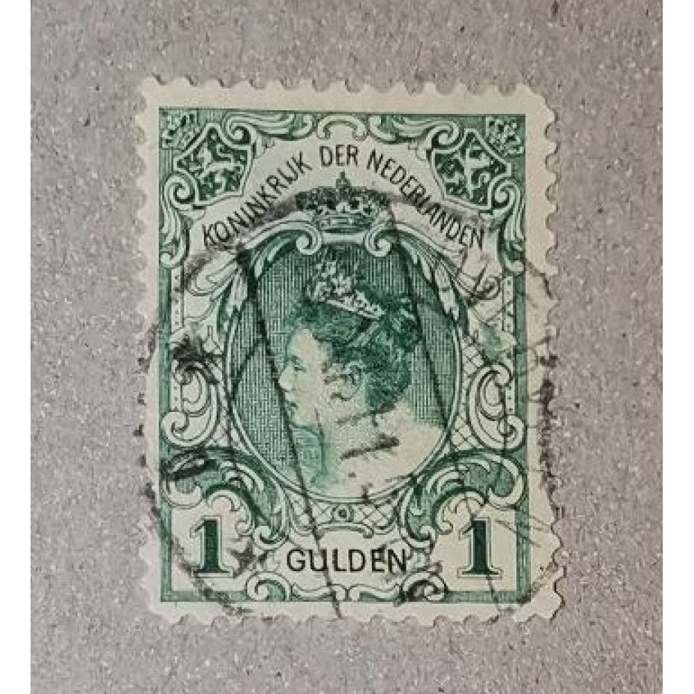 Sello Netherland, 1 G, Mi.63IIB, Usado/#