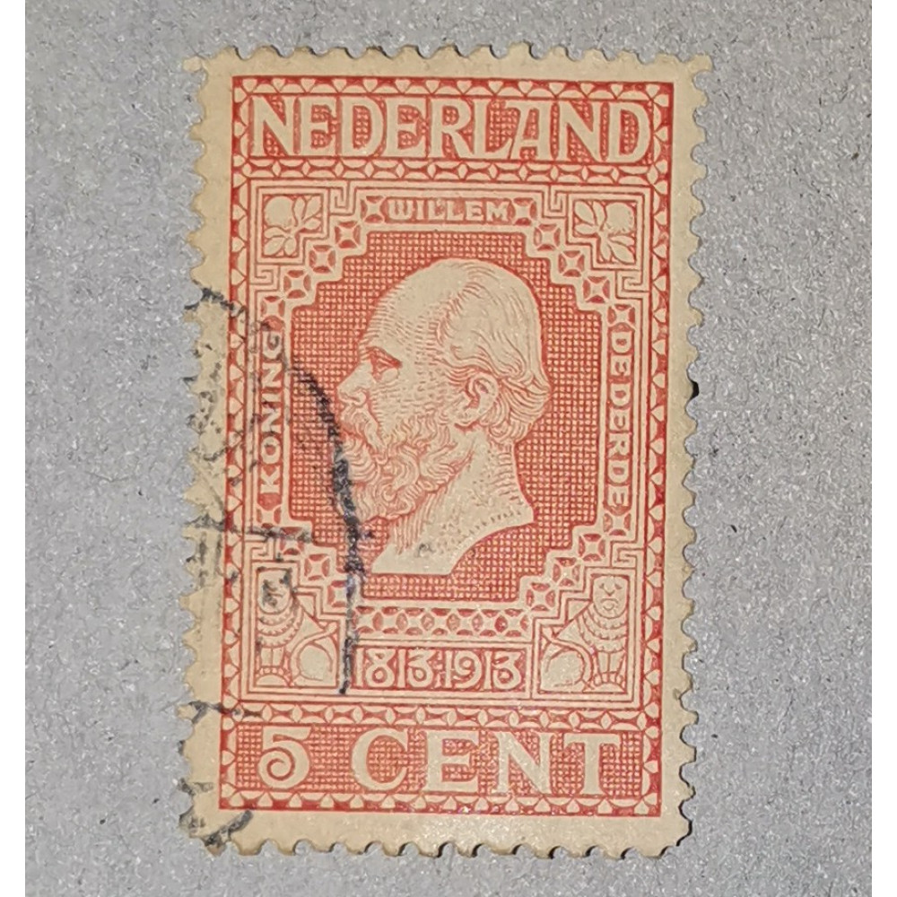 Sello Netherland, 5 C, Mi.83B, Usado/#