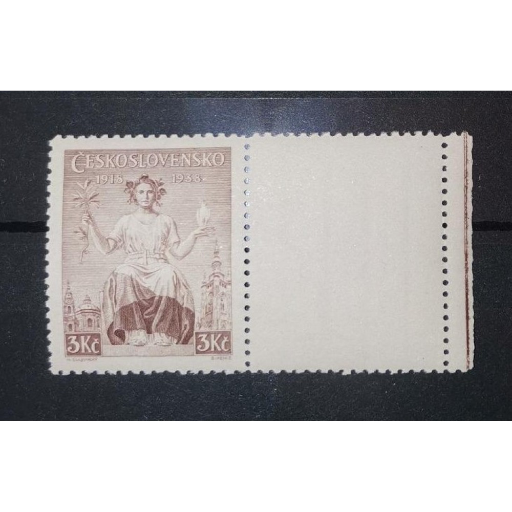 Selo com vinhetas Tchecoslováquia, 3 Kč, Pof.349, MNH**