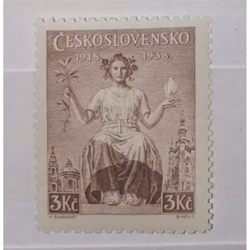 Briefmarke Tschechoslowakie, 3 Kč, Pof.349, MNH**