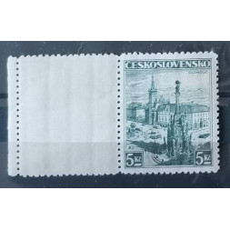 Briefmarke mit Ziefeldern Tschechoslowakie, 5 Kč, Pof.312, MH*