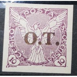 Briefmarke Tschechoslowakie, 10h, Pof.OT1, MNH**