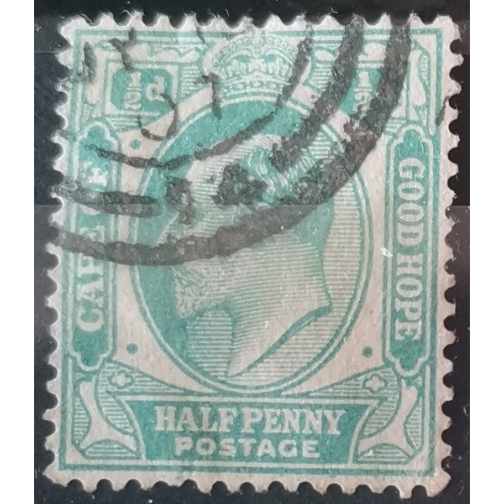 Selo Cabo da Boa Esperança, 1/2 P, Sg.ZA-CA70, Usado/#