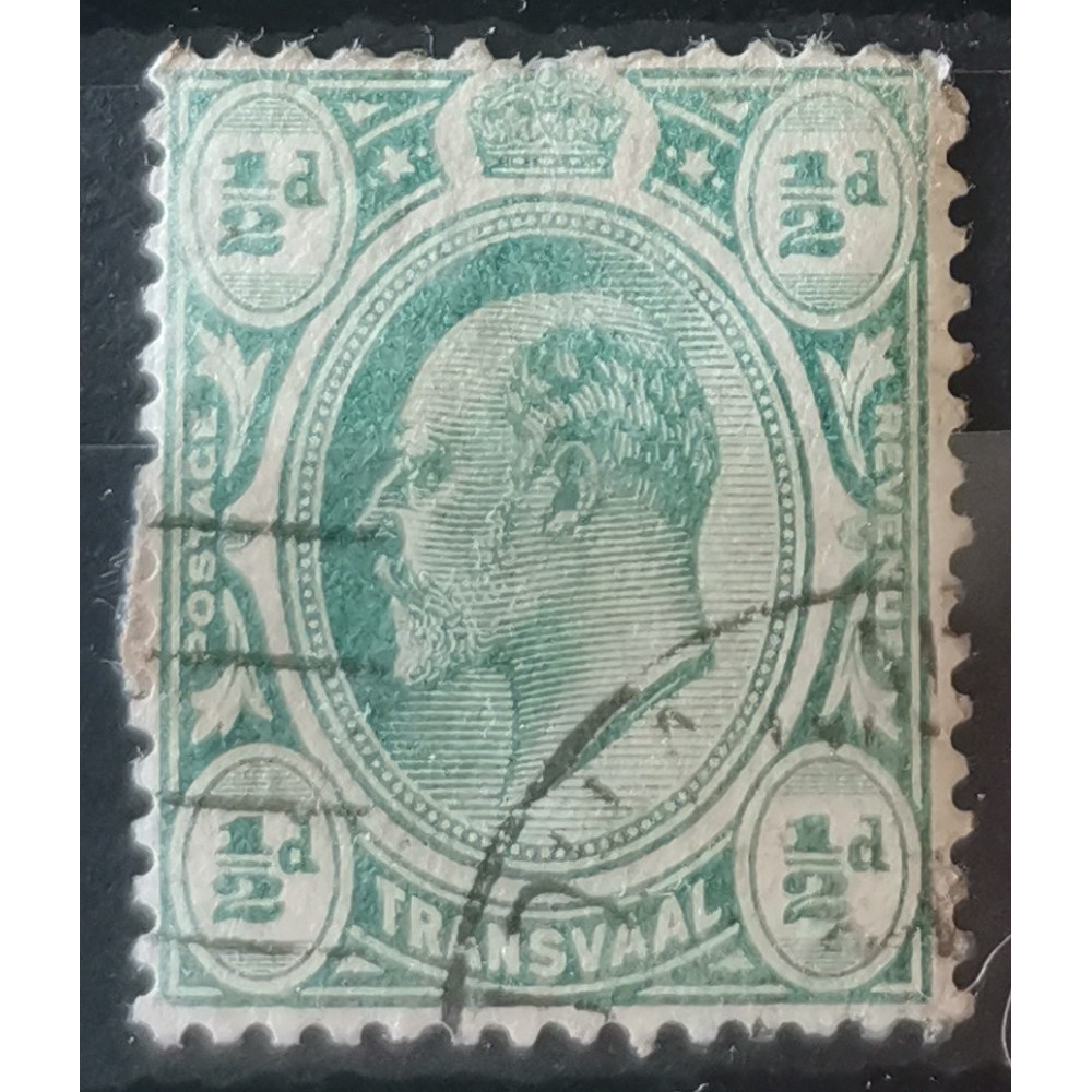 Briefmarke Transvaal, 1/2 P, Sg.ZA-TV273, Used/#