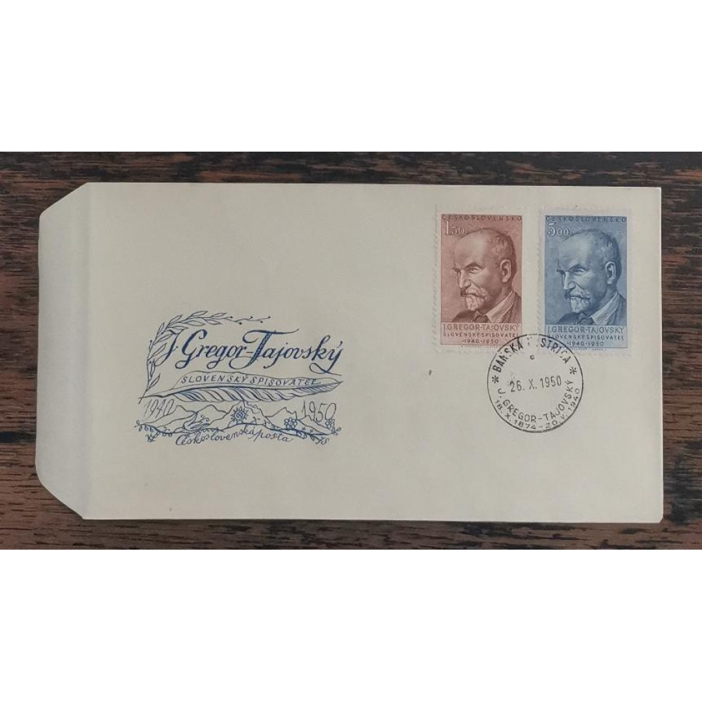 FDC Sellos Checoslovaquia 1945+, 1,50-5 Kčs, Pof.567-568, MNH**