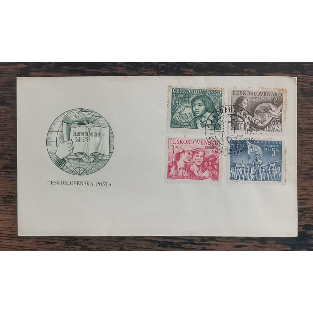 FDC Známky ČSR II, 1,50-5 Kčs, Pof.550-553**