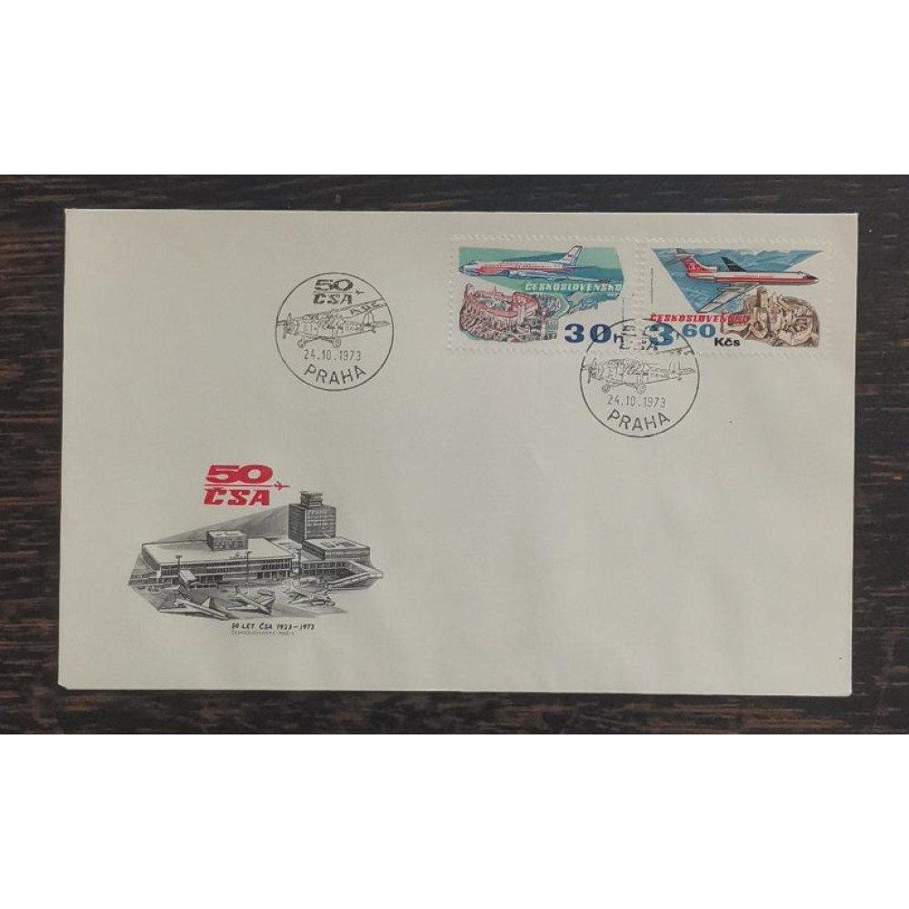 FDC Tschechoslowakei 1945+, 0,3-3,60 Kčs, Pof.L74-L79, MNH**