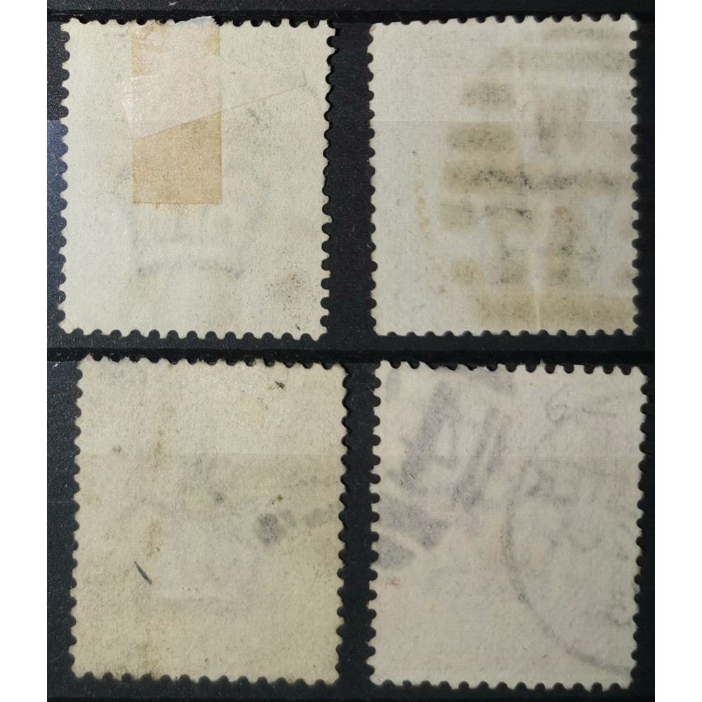 Série Grã-Bretanha, ½P-2P, Sg.164-168, Usado/# 2