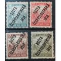 Sello Checoslovaquia PČ 1919, Pof.101-110, MH* 1