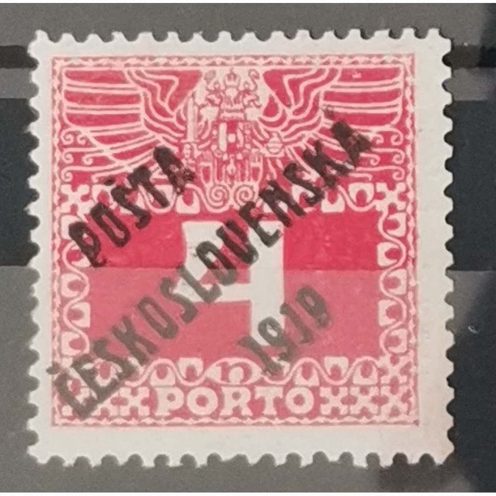 Selo Tchecoslováquia PČ 1919, 4h, Pof.66, MH*