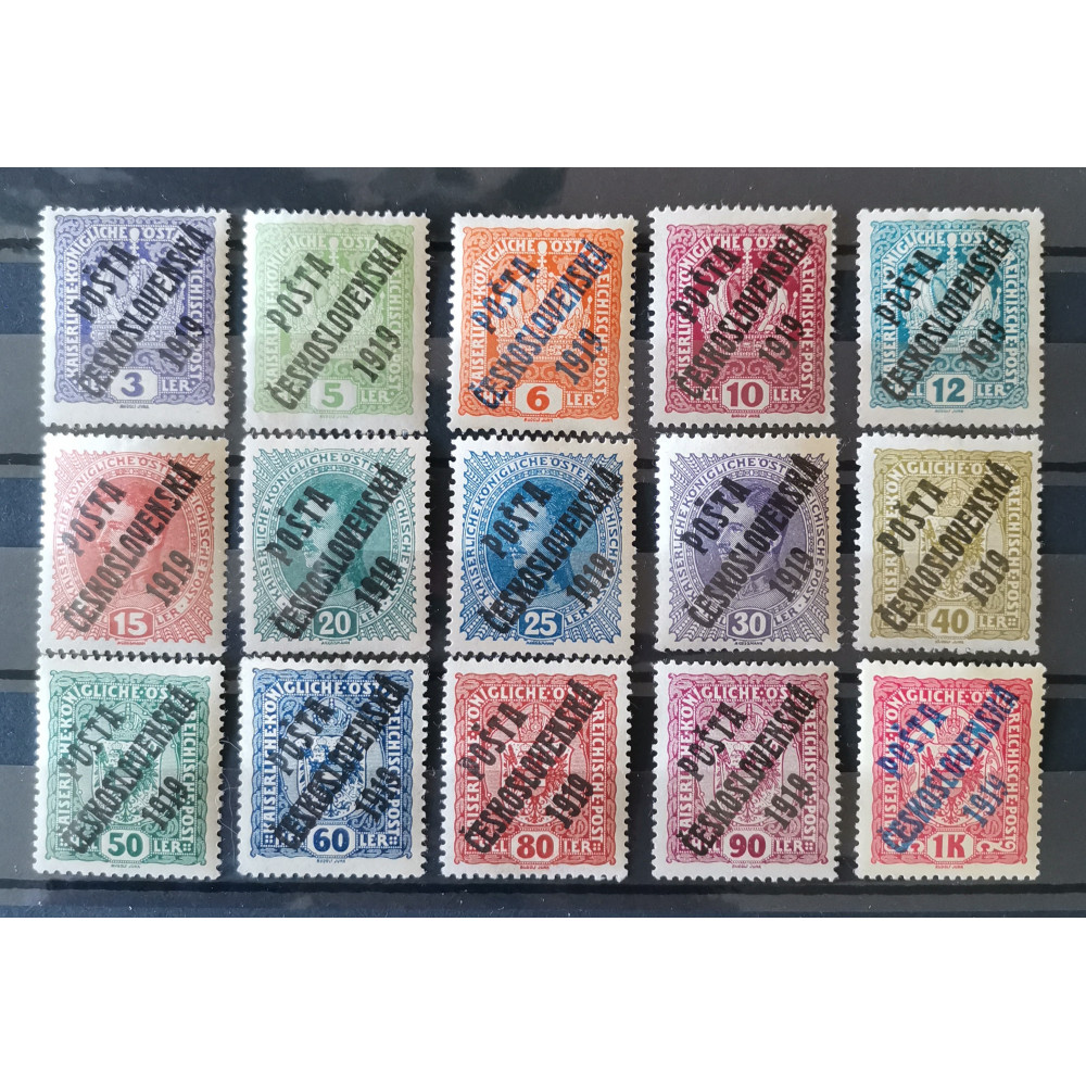 Série Tchecoslováquia, 3h-1K, Pof.33-47-47, MH*