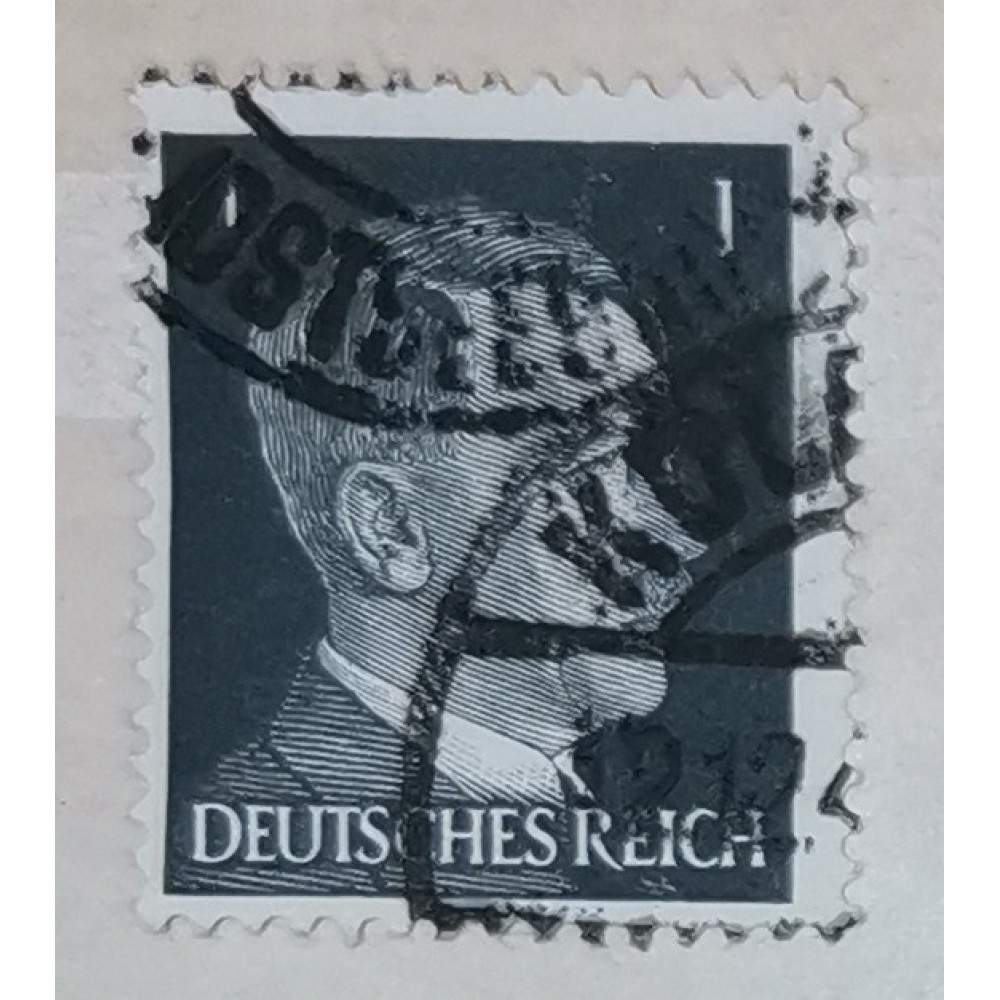 Selo Reich Alemão, 1Pfg., Mi.781, Usado/#