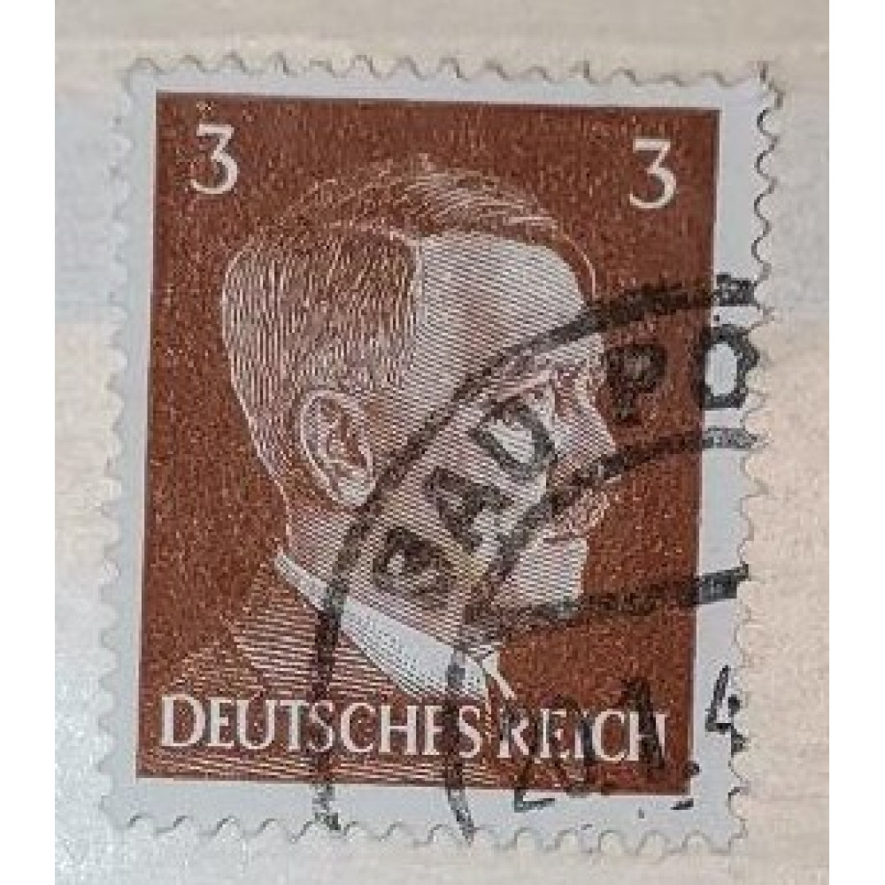 Selo Reich Alemão, 3Pfg., Mi.782, Usado/#