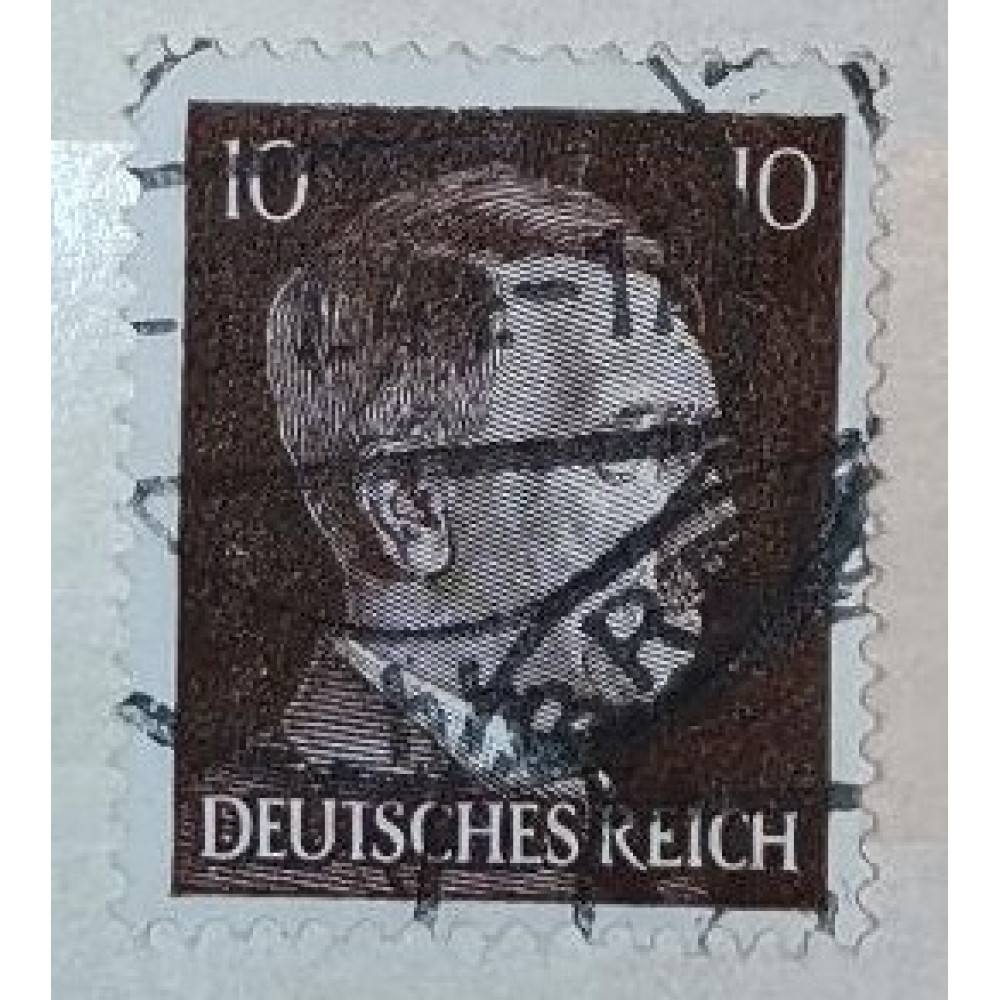 Selo Reich Alemão, 10Pfg., Mi.787, Usado/#