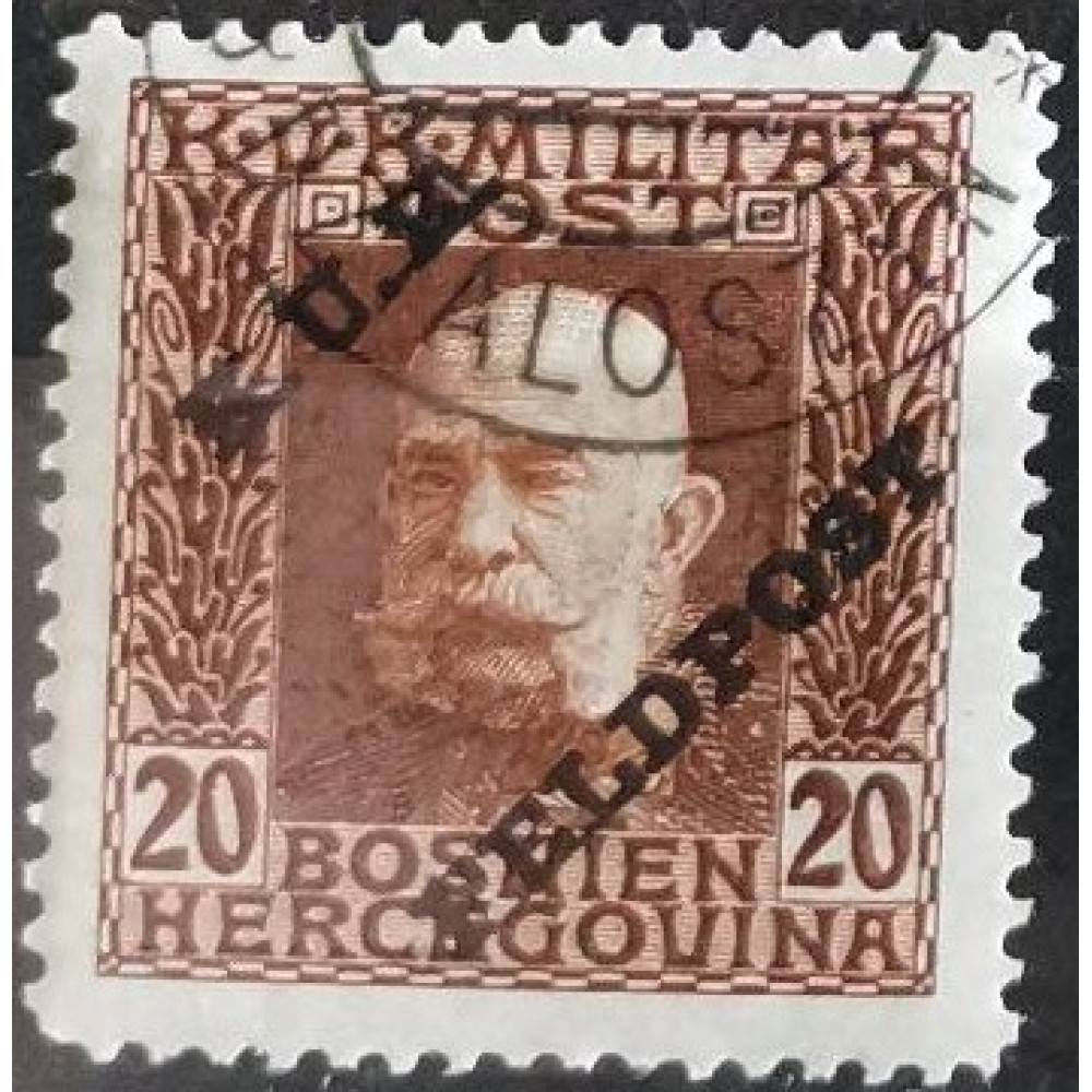 Briefmarke Feldpost, 20H, Mi.8, Used/#