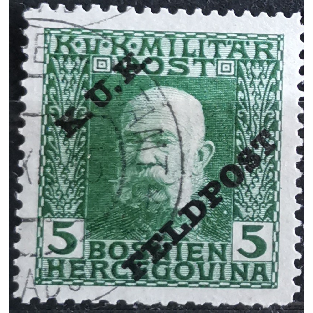 Briefmarke Feldpost, 5H, Mi.4, Used/#