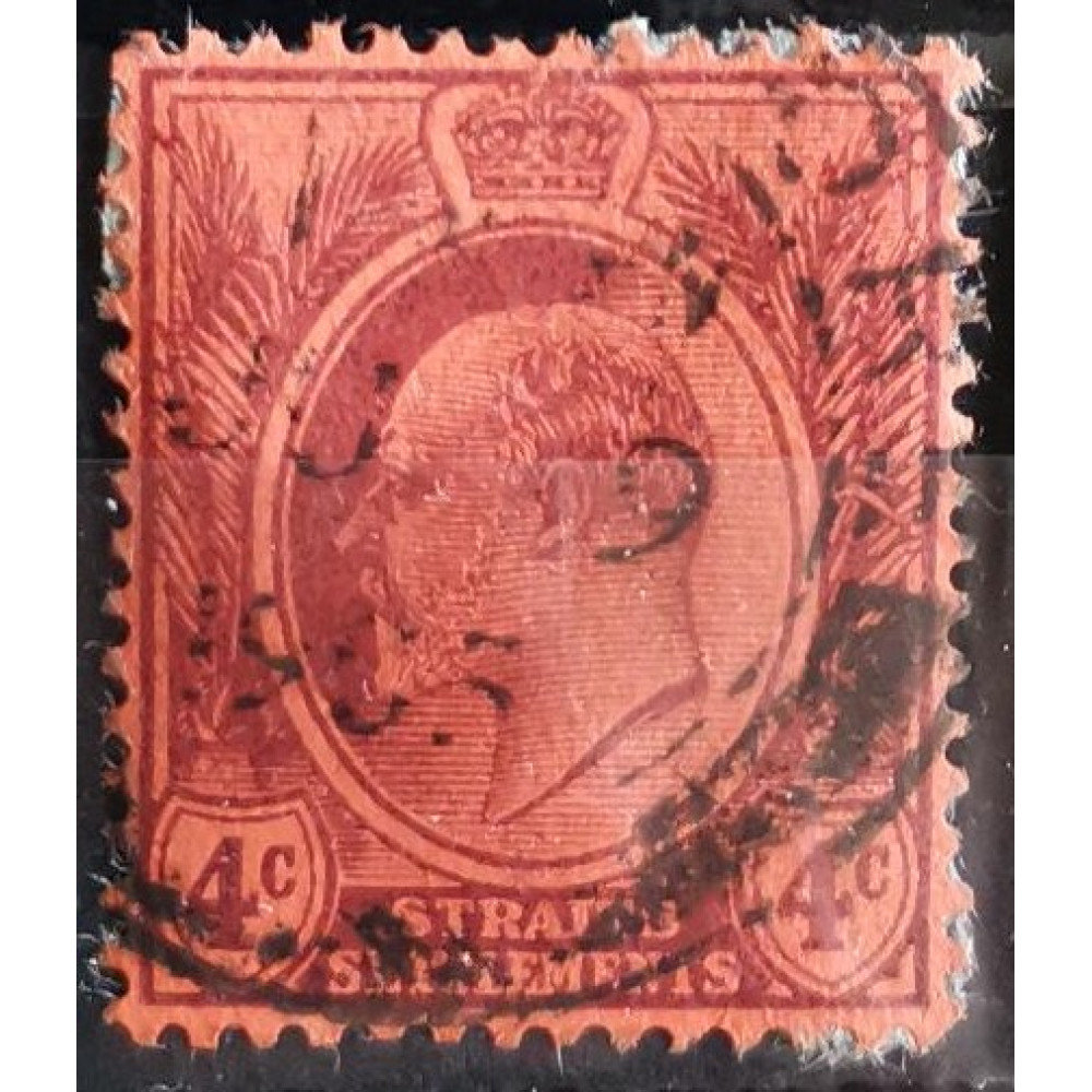 Stamp Straits Settlements, 4C, Sg.125, Used/#