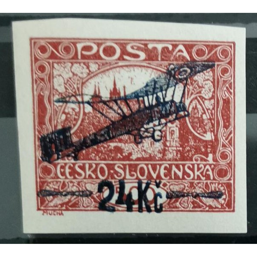 Selo Tchecoslováquia, 24 Kč / 500h, Pof.L2, MH*