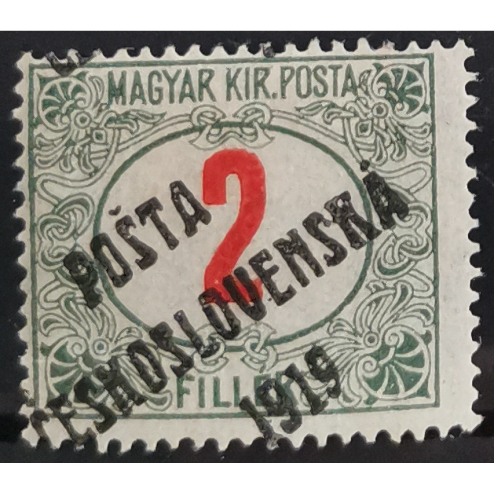 Sello Checoslovaquia PČ 1919, 2f, Pof.132, MH*