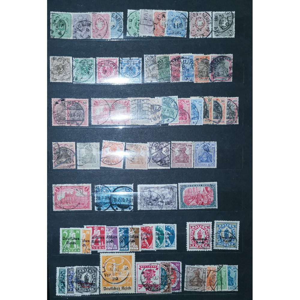 Briefmarke Sammlungen, Mi., Used/#