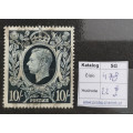 Selo Grã-Bretanha, 10Sh, Sg.478, Usado/# 1