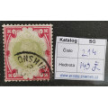 Sello Gran Bretaña, 1Sh, Sg.214, Usado/# 2