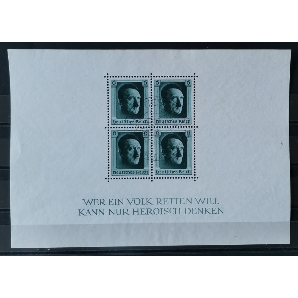 Block Deutsches Reich, Mi.Block 7, Used/#
