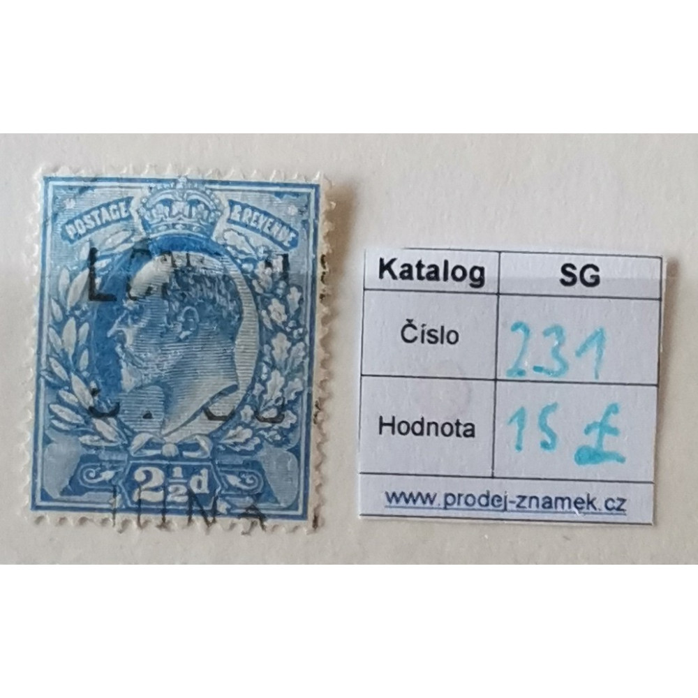 Briefmarke Großbritannien, 2½P, Sg.231, Used/#