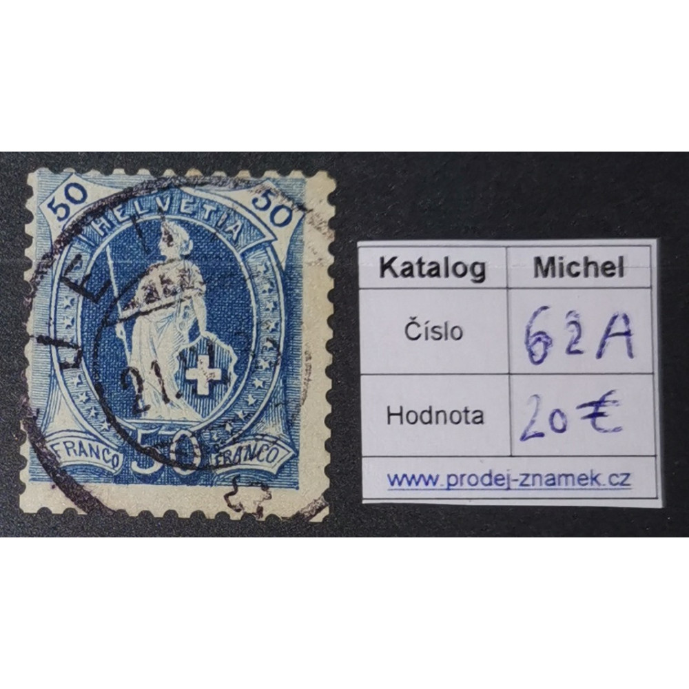 Známka, 50(C), Mi.62#