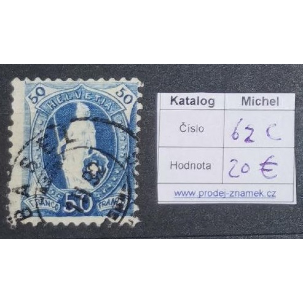Briefmarke, 50(C), Mi.62, Used/#