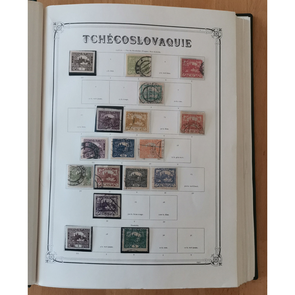 Briefmarke Sammlungen Czechoslowakei 12