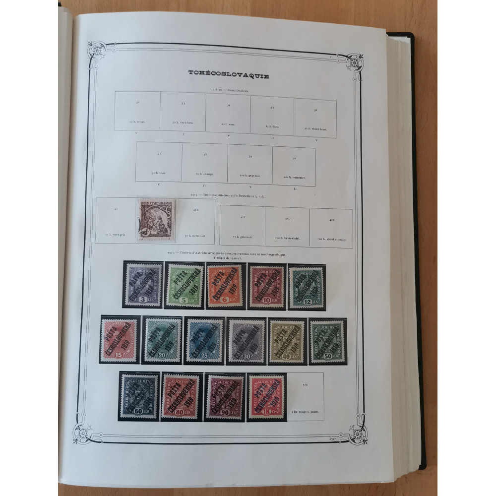 Briefmarke Sammlungen Czechoslowakei 13