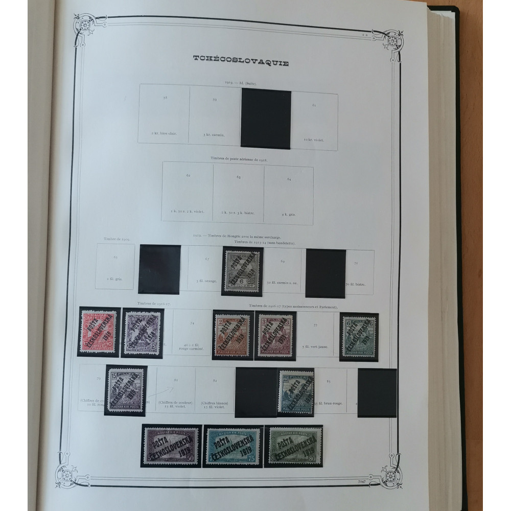 Briefmarke Sammlungen Czechoslowakei 14