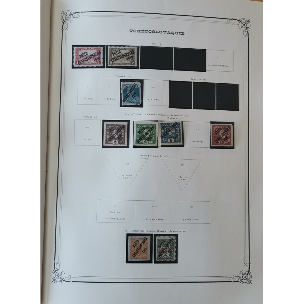 Briefmarke Sammlungen Czechoslowakei 15