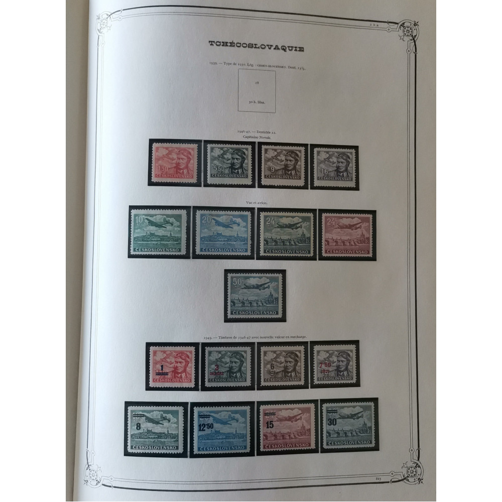 Briefmarke Sammlungen Czechoslowakei 10