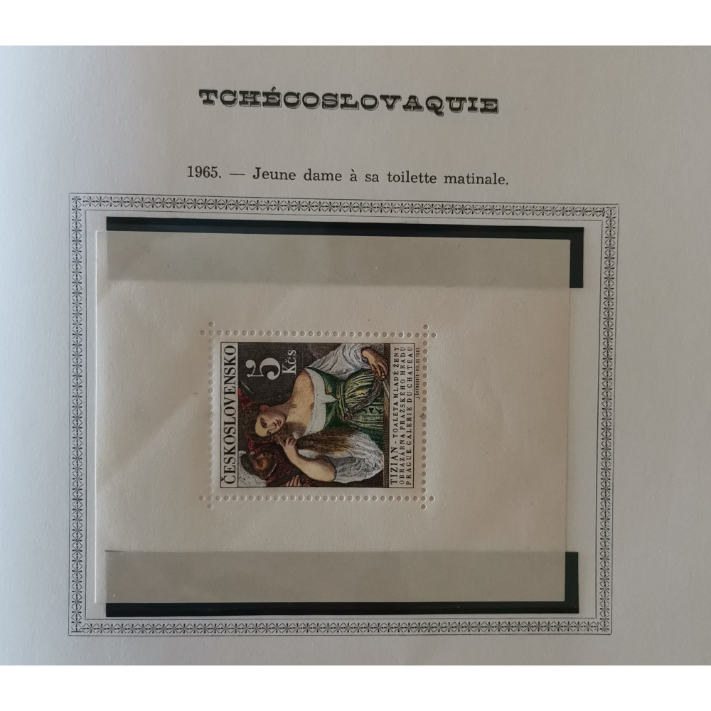 Briefmarke Sammlungen Czechoslowakei 5