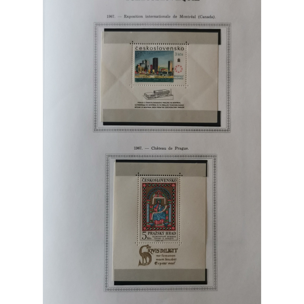 Briefmarke Sammlungen Czechoslowakei 8