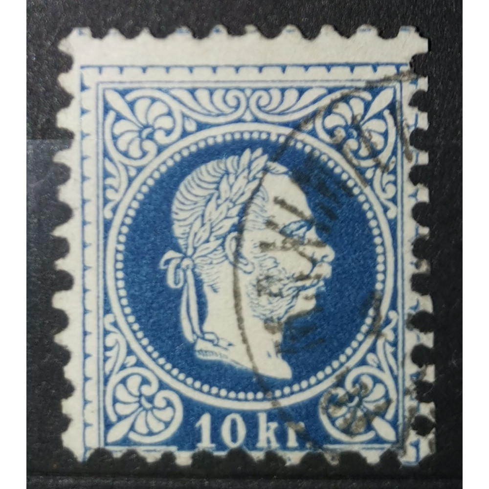 Selo Áustria, 10Kr, Mi.38IIA, Usado/#
