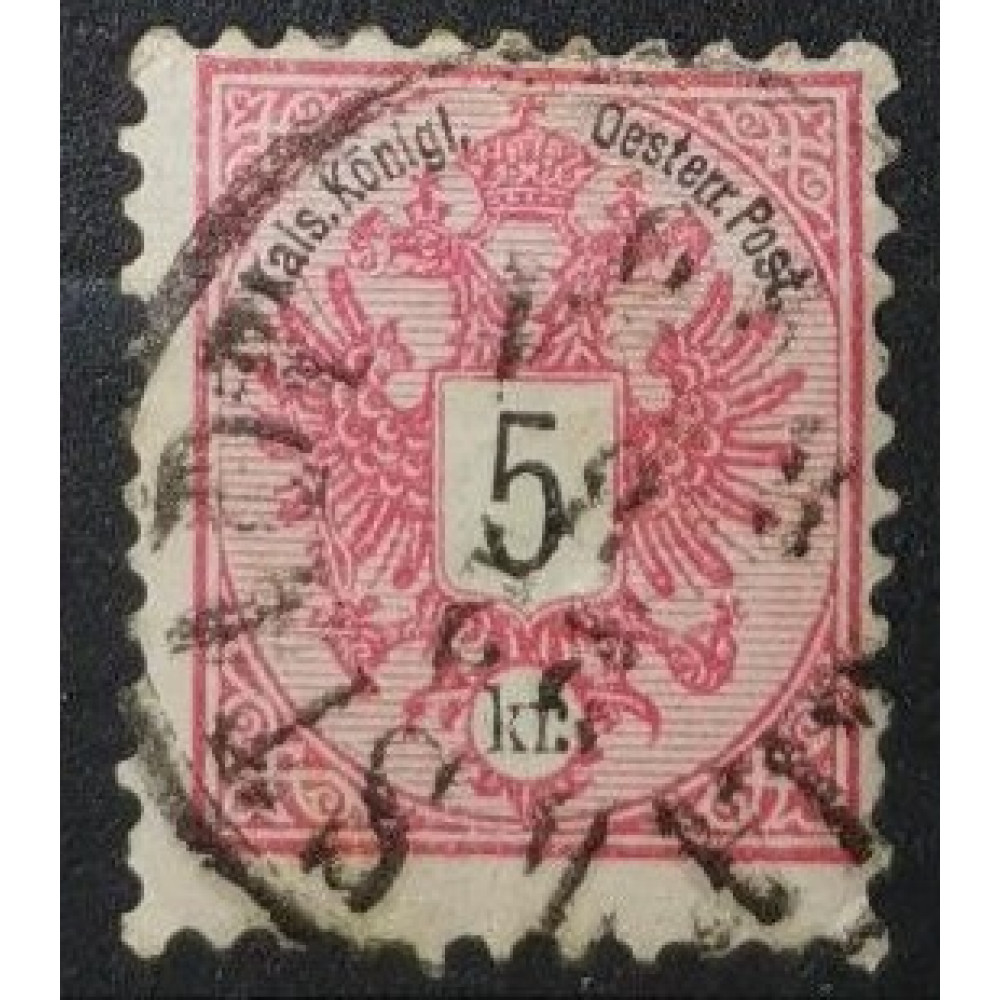 Známka Rakousko, 5Kr, Mi.46B#