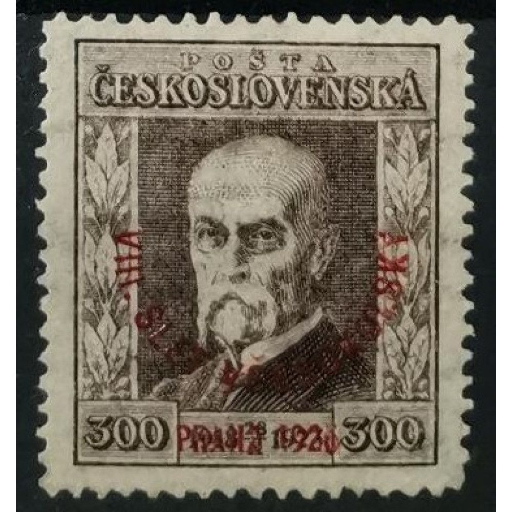 Briefmarke Tschechoslowakie, 300h, Pof.186, MH*