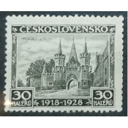 Briefmarke Tschechoslowakie, 30h, Pof.233, MH*