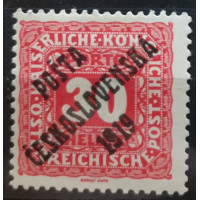 Briefmarke Tschechoslowakie PČ 1919, 30h, Pof.77, MH*